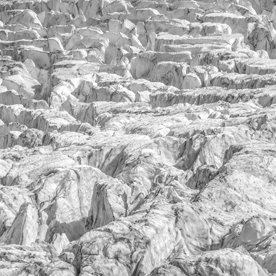 Photo of a glacier by FUJIFILM photographer and nature explorer Daniel Fox. Photograph is titled STRUCTURE